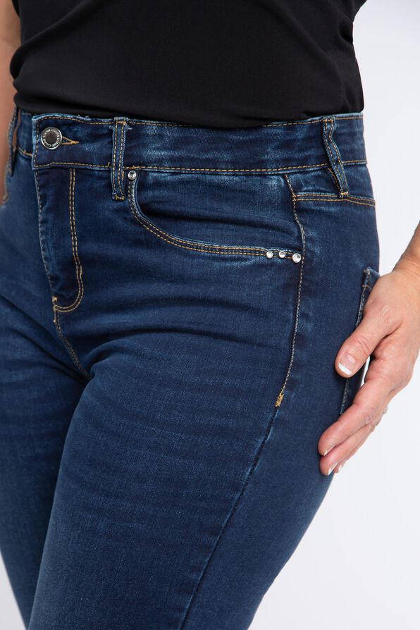 Smooth 5-Pocket Jeans, Denim, original image number 3